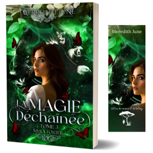 produit Myra Foster Tome 3 la magie déchaînée + marque page exclusif